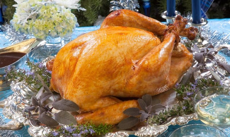 γαλοπούλα ή κοτόπουλο με γέμιση