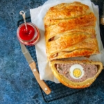 ρολό κιμά Wellington σε σφολιατα