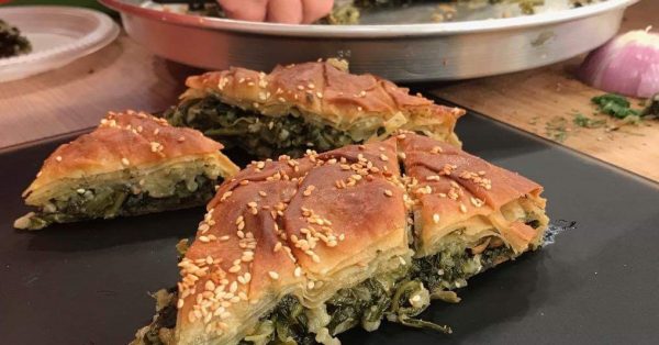 νηστίσιμη πίτα με σέσκουλα Σεφουκλωτή Νάξου παραδοσιακή συνταγη παραδοσιακές πίτες