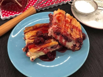 Cheesecake σε λαχταριστά τραγανά φύλλα