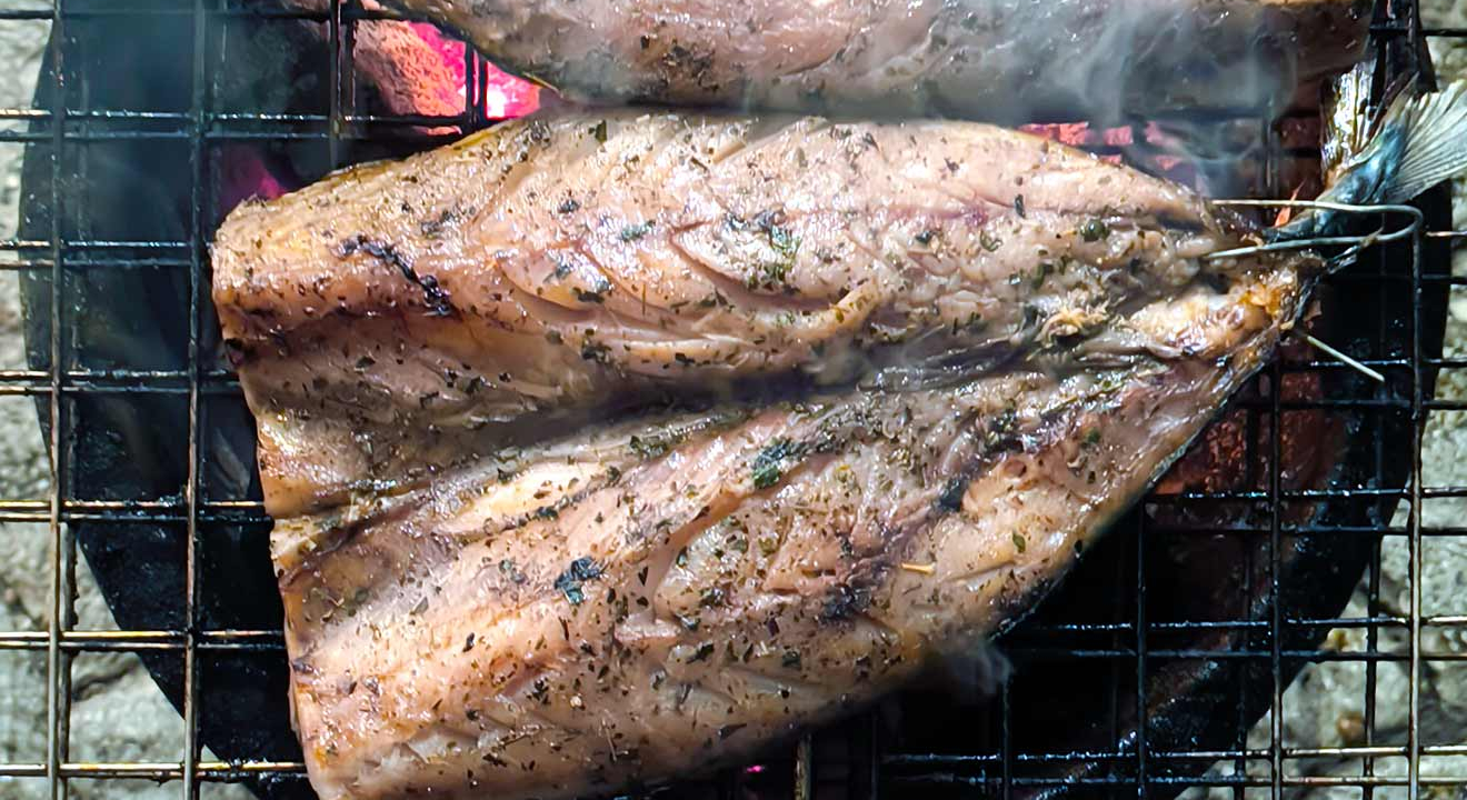 γουνα ψαρι - ψάρι γούνα - gouna fish - λιαστο ψαρι παρου