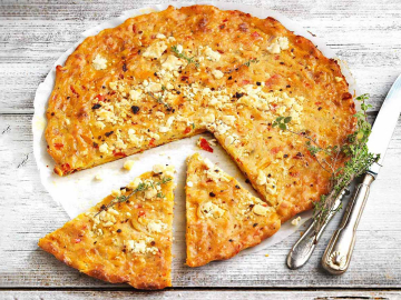 Μπατζίνα με τυρί