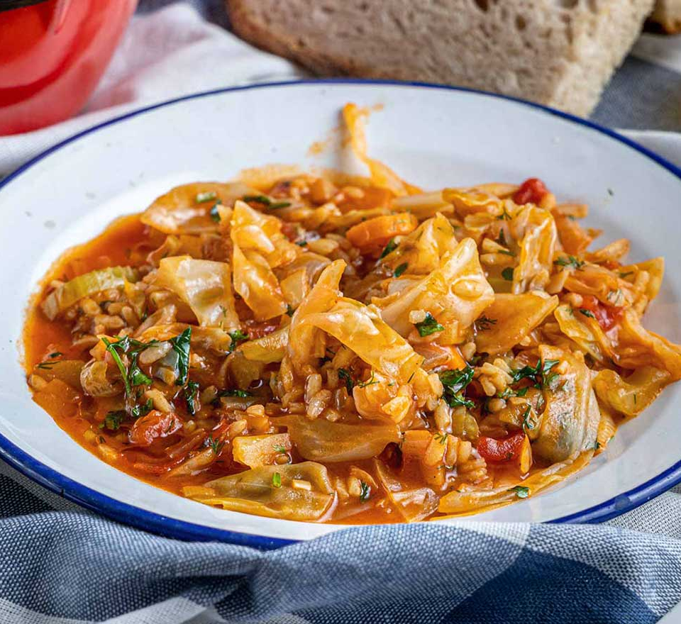 λαχανόρυζο κοκκινιστό - λαχανορυζο κοκκινιστο