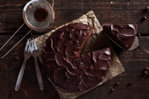 νηστίσιμη τούρτα σοκολάτας εύκολη vegan συνταγή χωρίς αυγά αργυρω