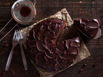 Νηστίσιμη τούρτα σοκολάτας