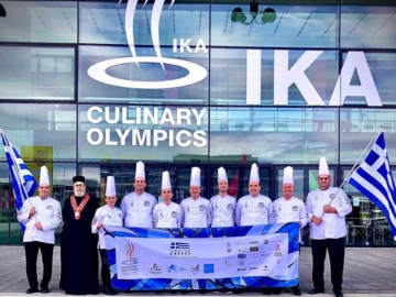 Χάλκινο μετάλλιο για τη Λέσχη Αρχιμαγείρων Βορείου Ελλάδος, στους Ολυμπιακούς Αγώνες Μαγειρικής