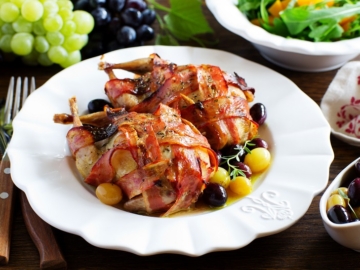 Ορτύκια φλαμπέ