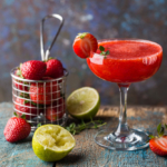 συνταγη daiquiri φράουλα frozen ντακιρι ποτο strawberry daquiri cocktail daikiri κοκτειλ με ρουμι