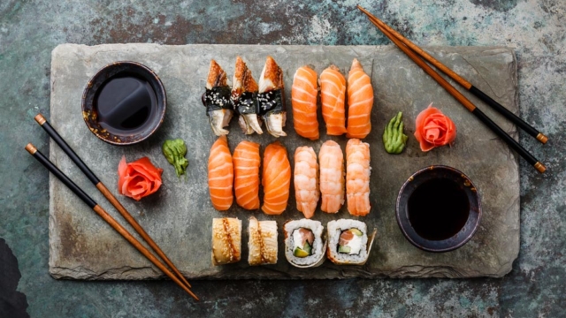 Συνταγή για sushi maki, nigiri και sashimi της Αργυρώς