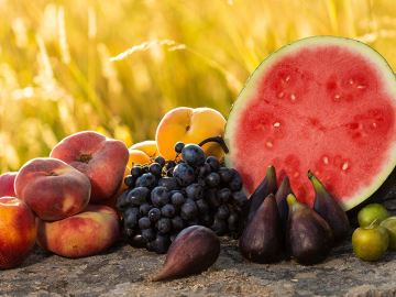 Τα φρούτα και τα λαχανικά του Αυγούστου