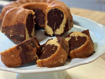 Kέικ βανίλια σοκολάτα