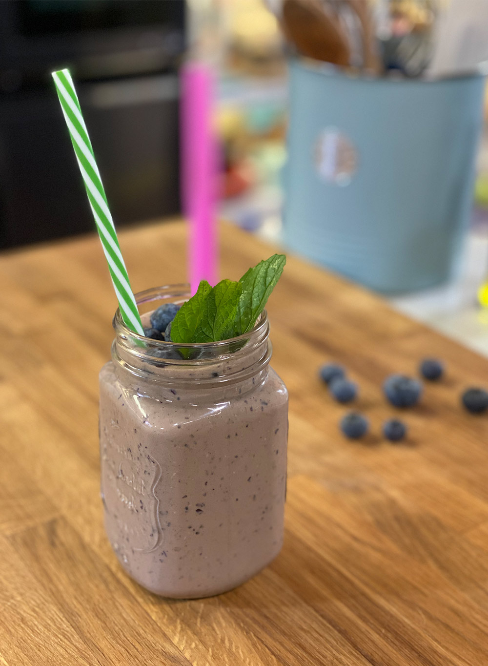 Σμούθι (smoothie) πρωτεΐνης με μπανάνα