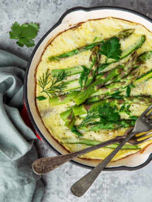 Ομελέτα με σπαράγγια