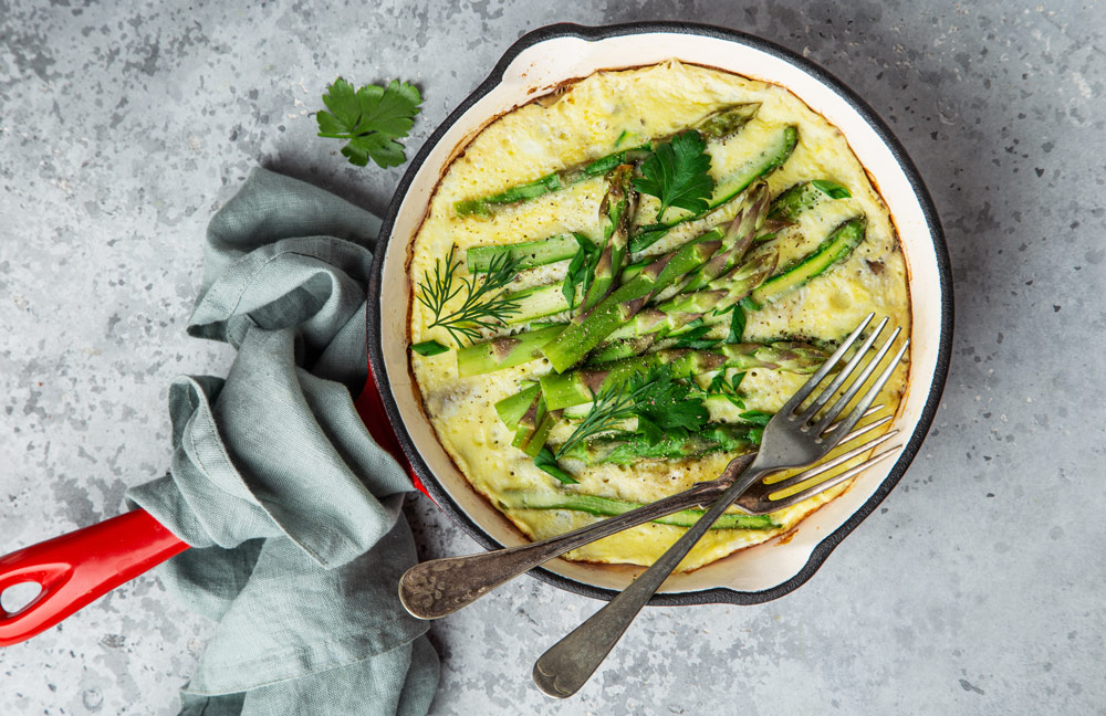 Ομελέτα με σπαράγγια