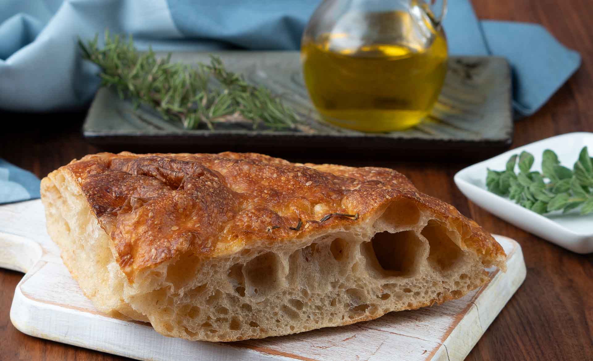 Αυθεντική φοκάτσια (focaccia)