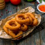 Onion rings τραγανά και αφράτα