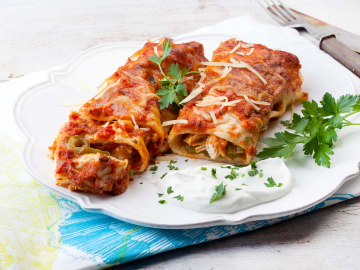 Enchiladas με κοτόπουλο