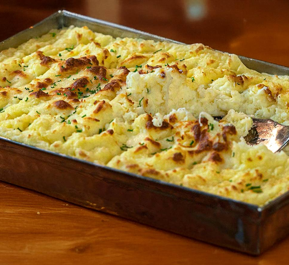 πουρές πατάτας ογκρατέν