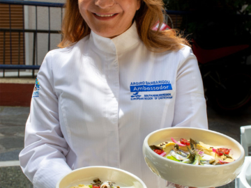 Εκπροσωπώντας την Ελλάδα με ένα ελληνικό προϊόν ΠΟΠ που επέλεξε η Ε.Ε.