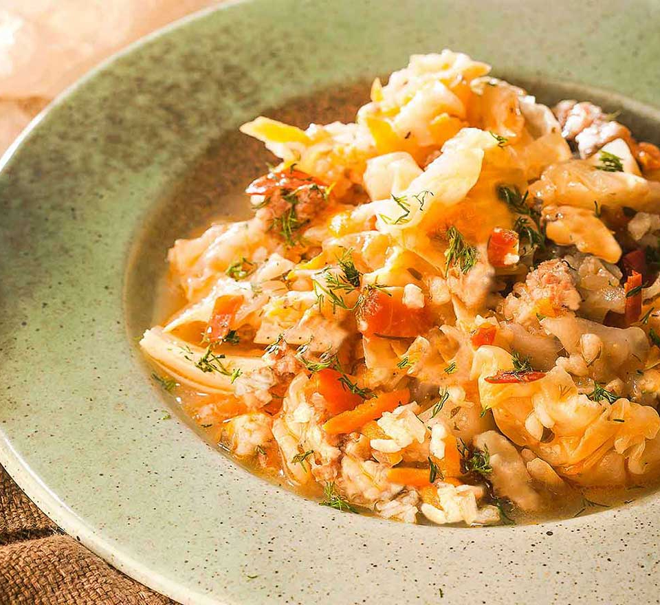 λαχανόρυζο λεμονάτο