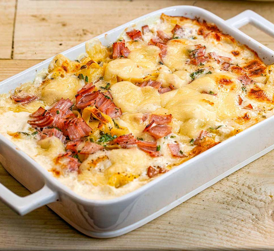 ταλιατελεσ με τυρια στο φουρνο - ταλιατελεσ με κρεμα γαλακτοσ