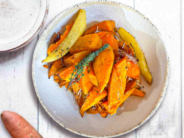 Γλυκοπατάτες στο φούρνο