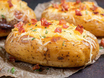 Λαχταριστές πατάτες jacket (γεμιστές)