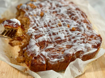 Μηλόπιτα με κρέμα