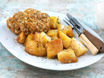 Μπιφτέκια με βρώμη