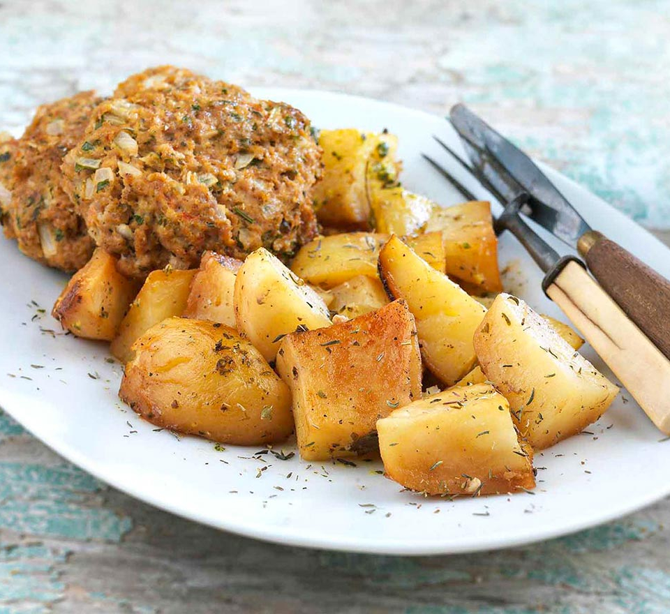 μπιφτεκια με βρωμη