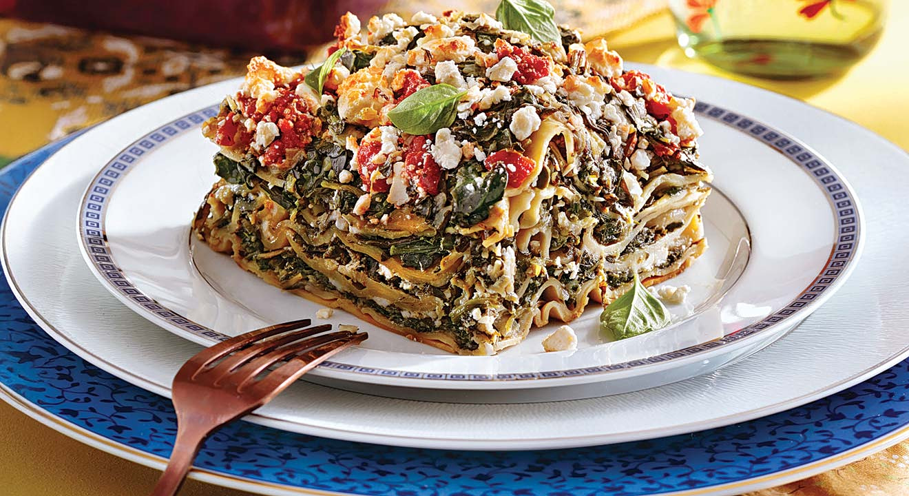 Λαζάνια με σπανάκι