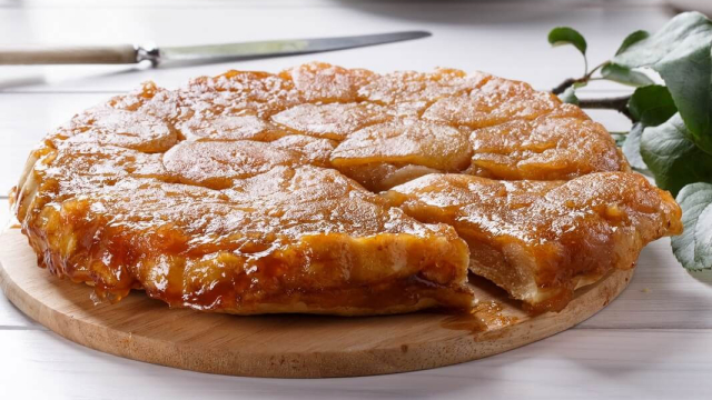 tarte tatin - ταρτ τατεν - αναποδη ταρτα μηλου - ταρτ τατέν