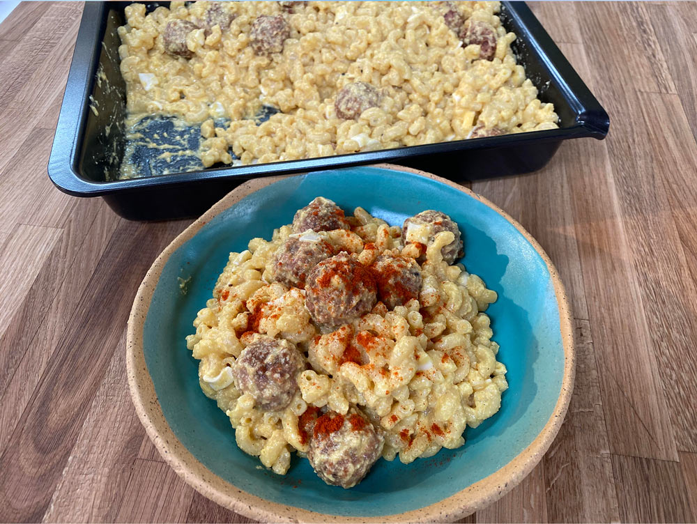 Vegan mac and cheese της Αργυρώς