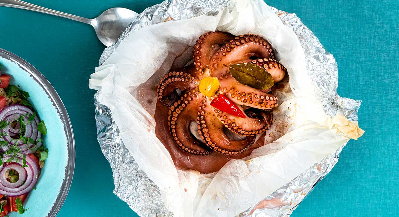 χταποδι στο φούρνο - χταποδι ψητο