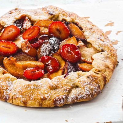 galette με φράουλες