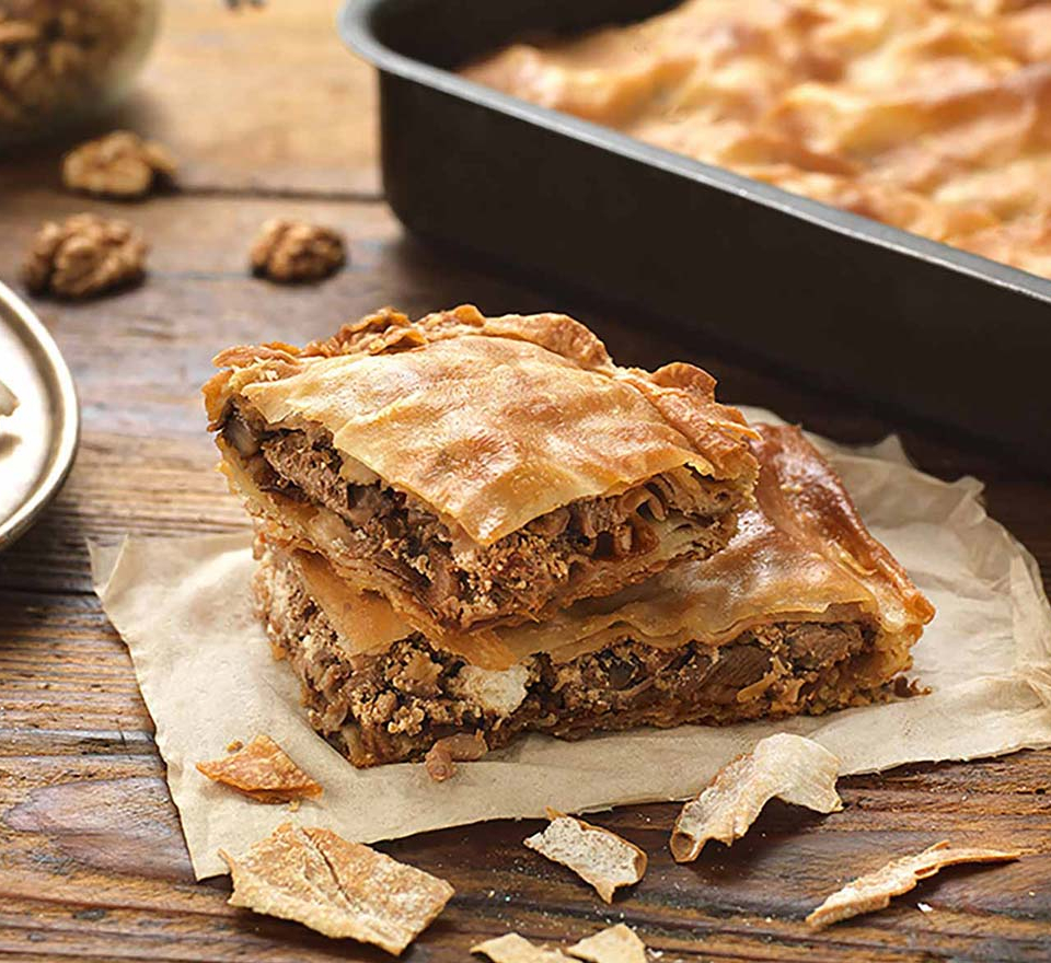 μανιταροπιτα νηστισιμη