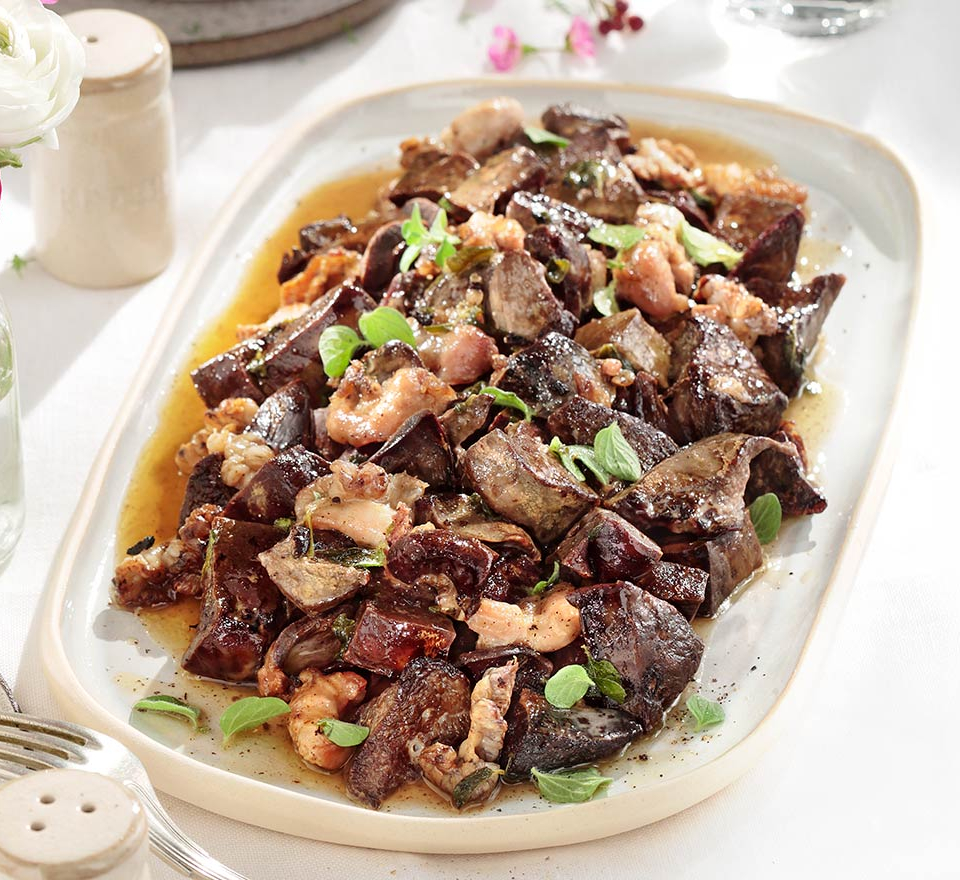 συκωταρια λαδοριγανη - συκωταρια στο τηγανι