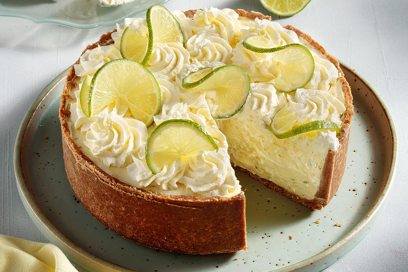 Τσίζκεϊκ λάιμ (Key Lime Pie)