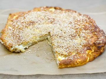 Παριανή τυρόπιτα χωρίς φύλλο