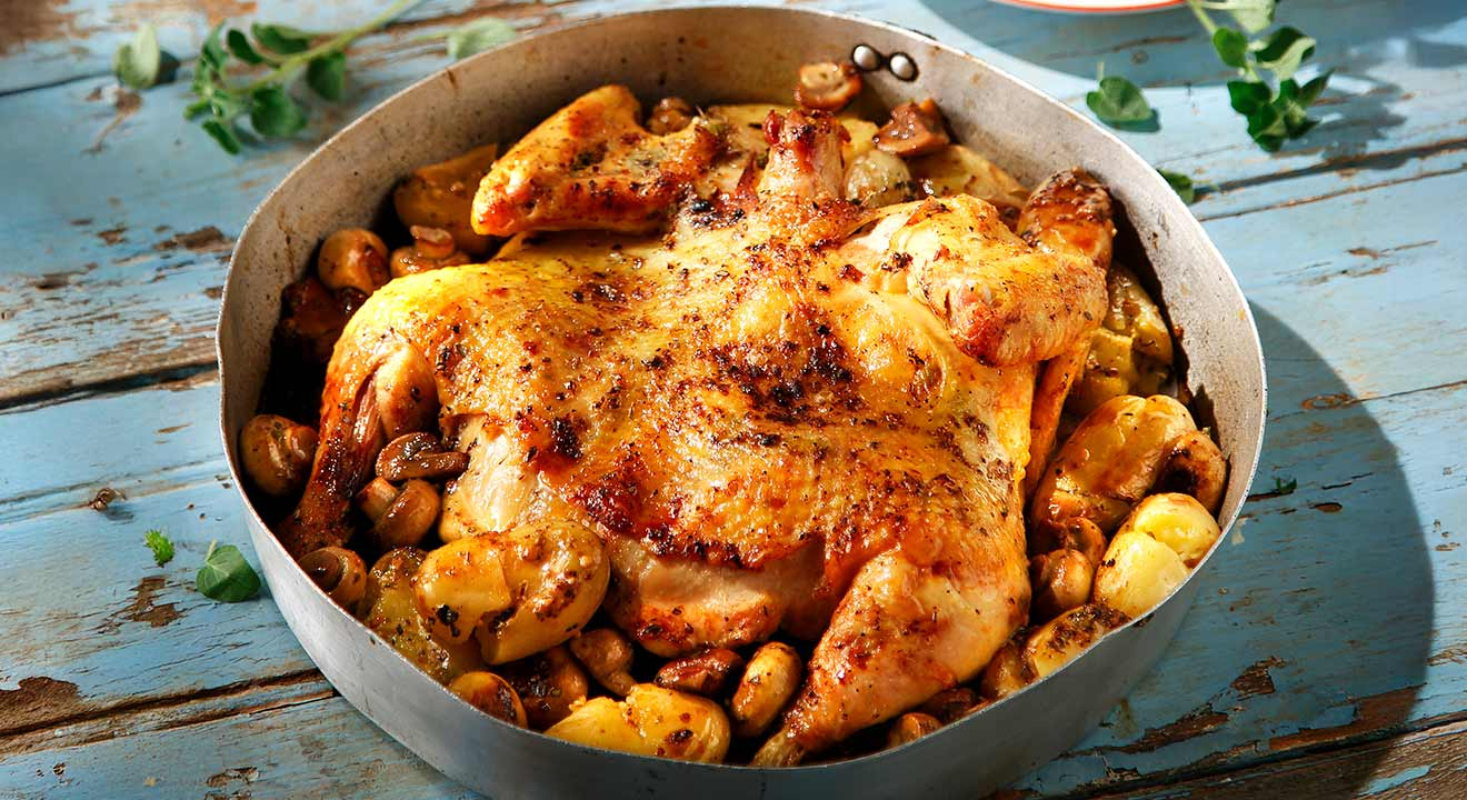 Κοτόπουλο πεταλούδα σε αρωματική μαρινάδα