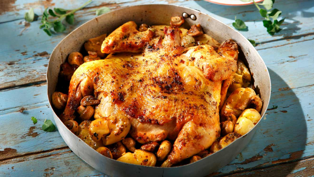 Κοτόπουλο πεταλούδα σε αρωματική μαρινάδα