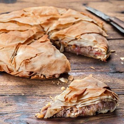νηστίσιμη κρεμμυδόπιτα