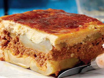 Μουσακάς με αγκινάρες