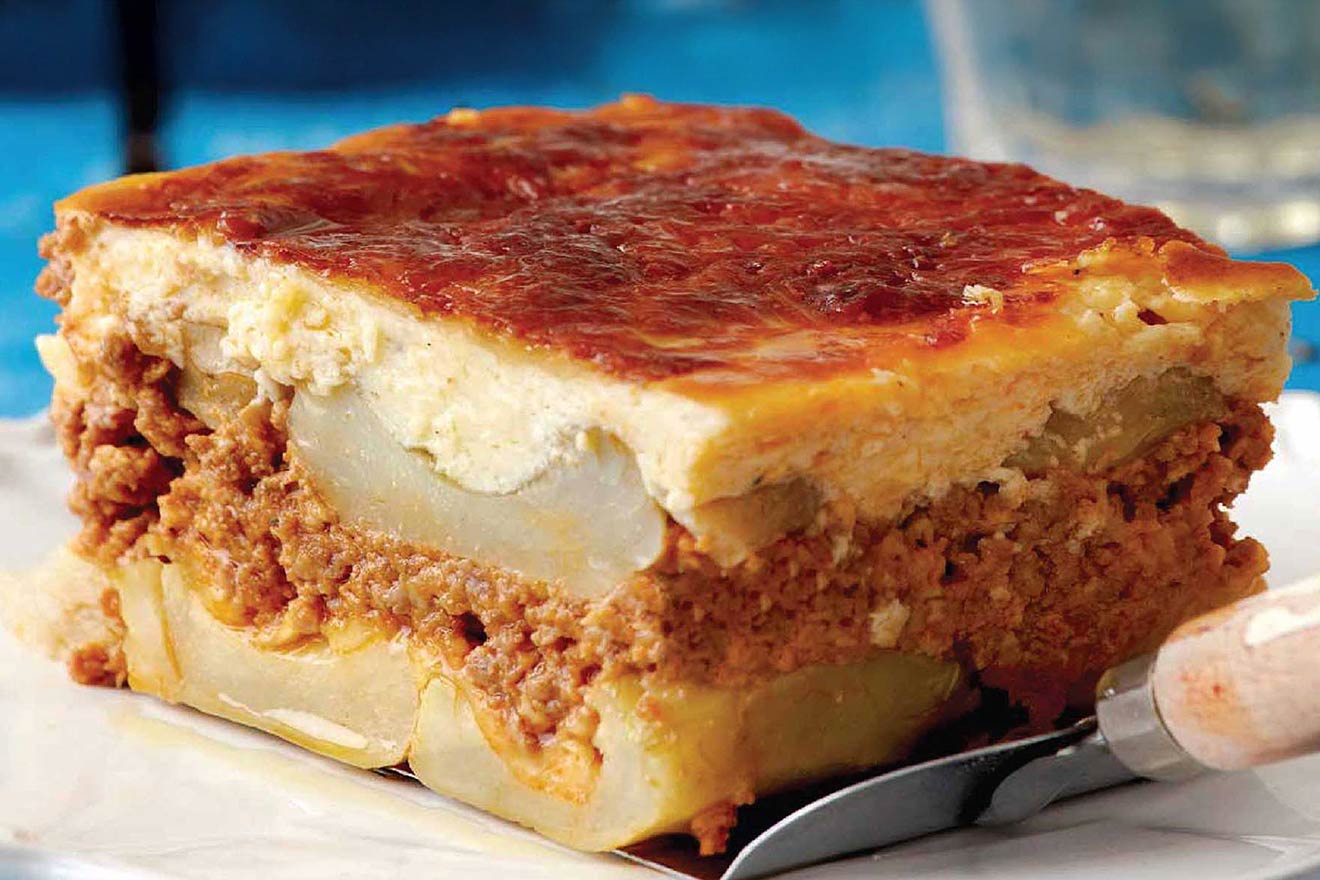 Μουσακάς με αγκινάρες