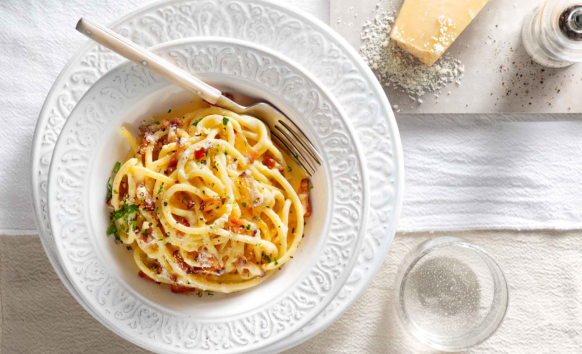 Καρμπονάρα-Carbonara - αυθεντικη καρμποναρα