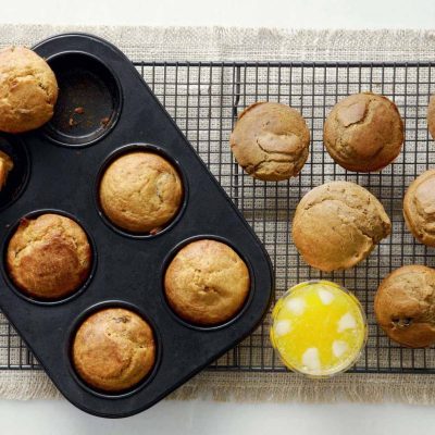 Muffins με ελιές και αλεύρι ολικής άλεσης
