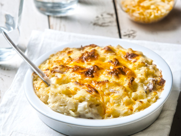 Νηστίσιμο Mac and cheese με κοφτό μακαρονάκι και τυριά στο φούρνο