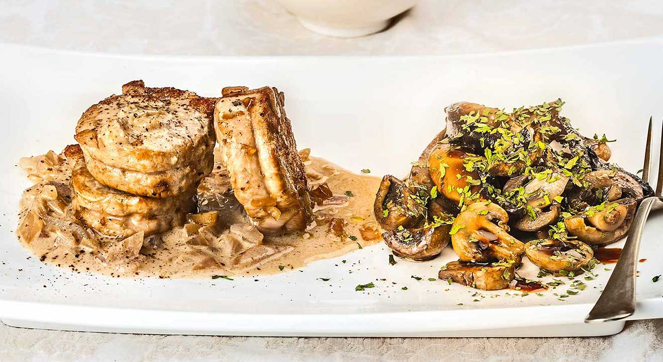 ψαρονεφρι με σαλτσα