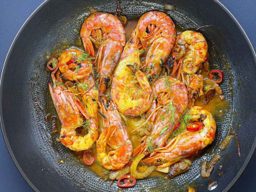 Γαρίδες σαγανάκι κατεψυγμένες