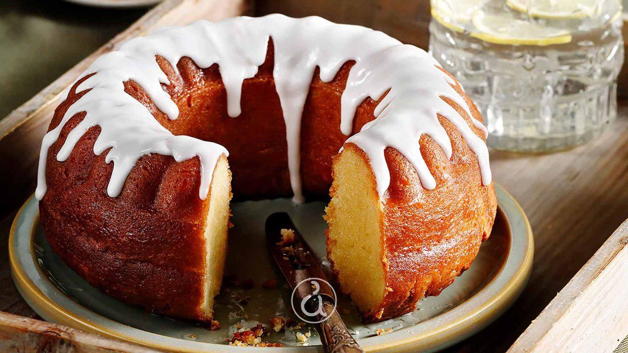 κέικ λεμόνι - κέικ λεμονιού Αργυρώ - κέικ με λεμόνι - κέικ σιροπιαστό - κέικ λεμόνι με σιρόπι - κέικ λεμονιού με γλάσο